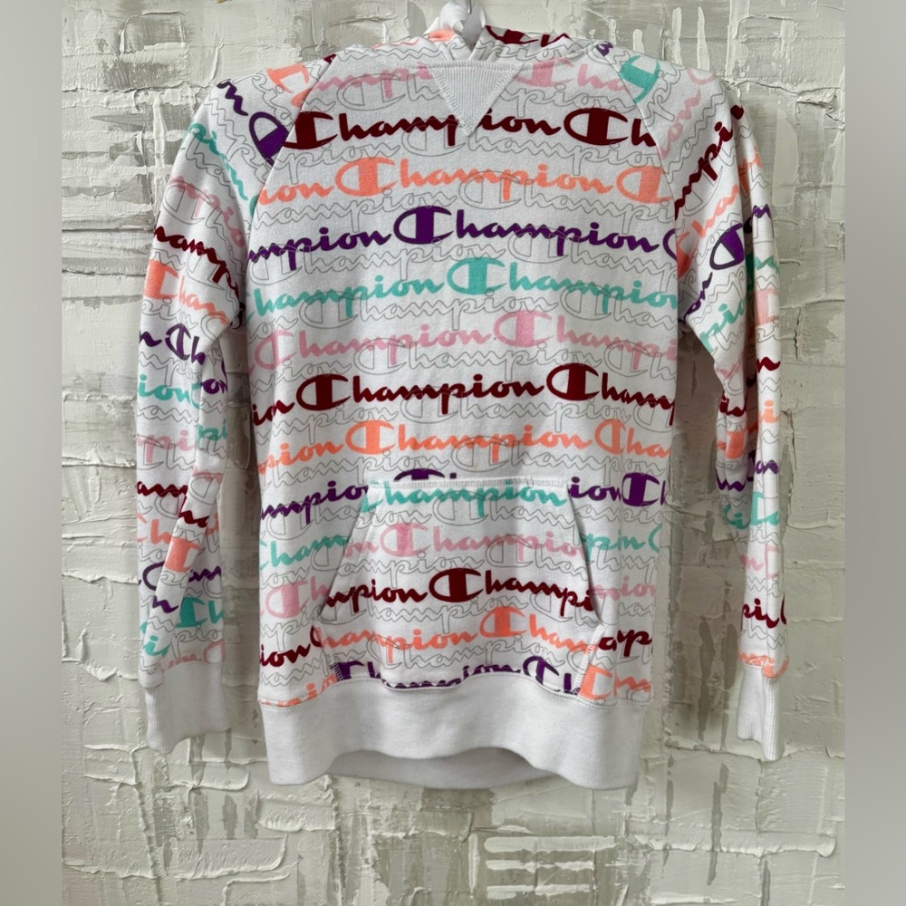 Champion Multicolor Logo Hoodie